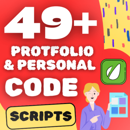 49+ Protfolio & Personal Webs & Apps Source Code Scripts Bundle