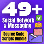 49+ Social Network & Messaging Webs & Apps Source Code