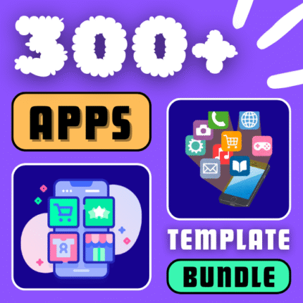 300+ App Templates Bundle | iOS & Android UI Kits, Web Apps, Dashboards | Figma, Xd + Code | PLR + MRR | Rebrand, Sell, App codes, Themes