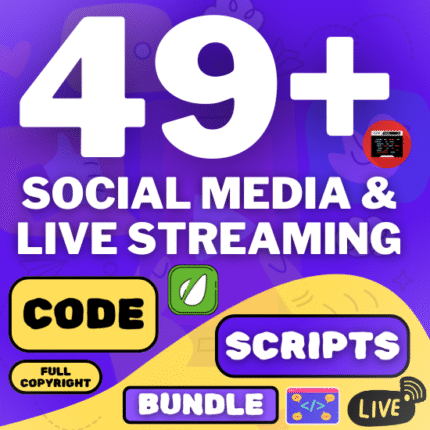 49+ Social Media & Live Streaming Platform Source Code