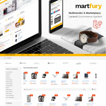 MartFury - Multivendor / Marketplace Laravel eCommerce System - Codecanyon Code Script bundlefav.com