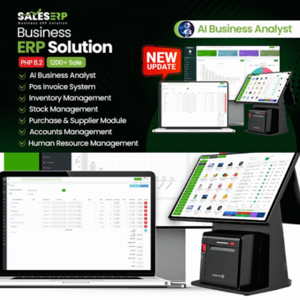 SalesERP – AI Powered Business ERP for Sales, Billing, Inventory, Accounting And HR - Codecanyon Code Script bundlefav.com